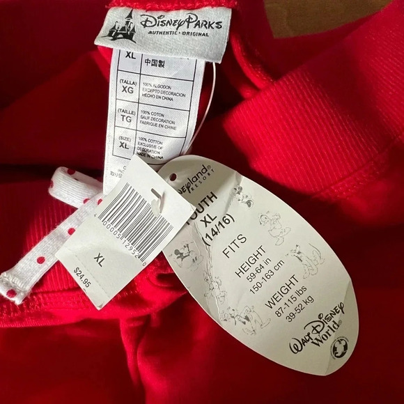 Disney Parks Minnie Mouse Matching Shorts & Tank Set | Red Polka Dot - Picture 11 of 11
